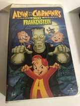 Alvin And The Chipmunks Meet Frankenstein Vhs Tape Big Clamshell - £3.08 GBP