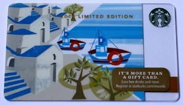 Starbucks Christmas 2014 Greek Island Boats Gift Card Limited Edition New - £6.38 GBP