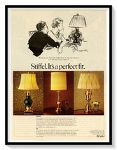 Stiffel Lamps Print Ad Vintage 1980 Magazine Lighting Advertisement Grap... - $9.70