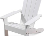 Kidkraft Wooden Adirondack Kids&#39; Outdoor Chair, White Kids&#39; Patio Furnit... - $68.99