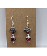 Gypsy Rose Crystal Drops - Red Swarovski Crystal Dangle Earrings - $20.00