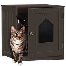 Designer Wooden Cat Litter Box Enclosure - £51.95 GBP+
