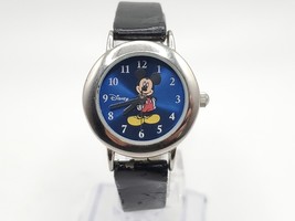 Disney Mickey Mouse Watch New Battery Blue Dial 25mm - £14.13 GBP