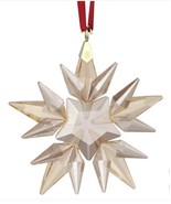 Swarovski Ornament Christmas Austrian Crystal Star-Shaped Holiday Medium... - $2,143.40 MXN