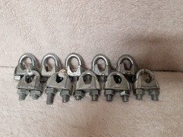 New Lot Of 10 Koch 070373 1/2&quot; Wire Rope Clamps Make An Offer! - £15.80 GBP