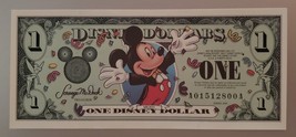 Disney Dollars 2000 Mickey $1 Bill (Disney World) New No Longer Distributed - £19.65 GBP