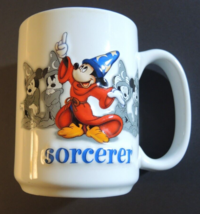 WALT DISNEY MICKEY MOUSE 3D Coffee Mug SORCERER THEME Official GREAT GRA... - £21.39 GBP