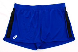 Asics Women&#39;s 2XL Blue 3&quot; Knit Shorts Elastic Waist Athletic - £19.77 GBP
