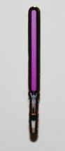 Star Wars Mace Windu&#39;s Purple Lightsaber Image Metal Enamel Pin NEW UNUSED - £6.25 GBP