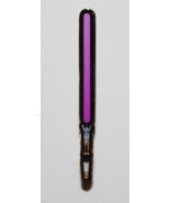 Star Wars Mace Windu&#39;s Purple Lightsaber Image Metal Enamel Pin NEW UNUSED - £6.28 GBP