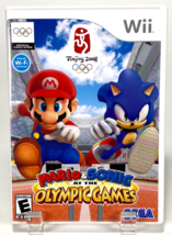 Mario &amp; Sonic at the Olympic Games-Nintendo Wii Game-Instruction Manual - £10.25 GBP