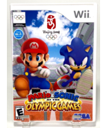 Mario &amp; Sonic at the Olympic Games-Nintendo Wii Game-Instruction Manual - $246.90 MXN