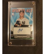 2023 Topps Big League Oswald Peraza Opening Act Auto New York Yankees OA... - $6.33 CAD