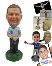 Personalized Bobblehead Policeman Wearing His Formal Work Attire - Careers &amp; Pro - £66.84 GBP