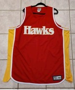 Vintage NBA Hardwood Classics Reebok Atlanta Hawks Wilkins #21 Jersey 2XL  - $43.54