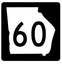 Georgia State Route 60 Sticker R3606 Highway Sign - $1.45+