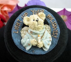 Boyds Bears Brooch Light Up Your Holidays Vintage Pin Angel Teddybear Teddy - £15.02 GBP