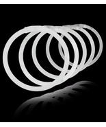 White Glow Sticks - 100 Pack, Flexible, Waterproof, LED Light - $1,158.84 MXN