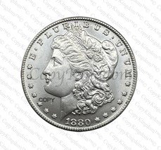 1880 CC Morgan Silver Dollar Commemorative COPY coin - £11.76 GBP