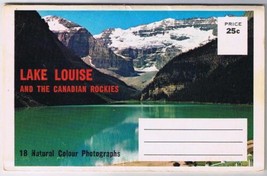 Alberta Postcard Booklet Lake Louise Canadian Rockies - £2.32 GBP