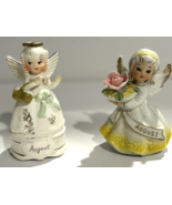 Vintage  August Angel Figurines set of two - $26.55