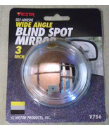 Victor Wide Angle Car Truck Blind Spot 3 Inch Adhesive Mirror Towing Par... - £2.37 GBP