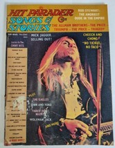 Hit Parader Magazine Mar. 1974 Mick Jagger Rod Stewart The Eagles W/Poster  - £19.94 GBP