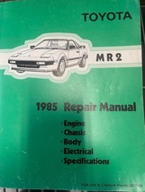 1985 Toyota MR2 MR 2 Service Repair Workshop Shop Manual OEM - £103.90 GBP