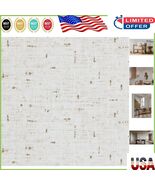 Waterproof Self-Adhesive Grasscloth Wallpaper 24.1 Sq Ft - Vintage Beige... - $64.10 CAD