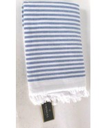 1 Count Croscill Coastal Stripe Bath Towel 100% Cotton Machine Washable - $35.39 CAD