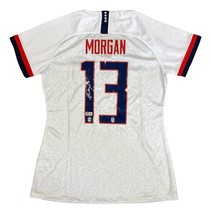 Alex Morgan Signed 2019 Nike USA Women&#39;s White Soccer Jersey BAS - £193.38 GBP