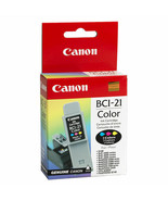 Canon BCI-21 Color Ink Tank, BCI-21COLOR Three Color Ink Cartridge NIB - £11.85 GBP