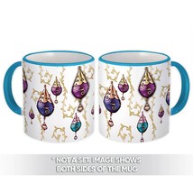 Vintage Christmas Balls : Gift Mug Oriental Style Pattern Home Decor Leaves Gran - £12.50 GBP