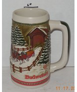 1984 Budweiser Exclusive Collector Series Holiday Beer Stein Mug Clydesd... - £19.51 GBP