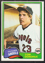California Angels Tom Donohue 1981 Topps Baseball Card 621 em/nm - £0.39 GBP