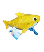 Baby Shark Pinata Ribbon Pull or Hit 3D Design Yellow Birthday Party NEW... - $40.26 CAD