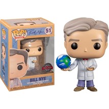 Funko POP! Icons #51 - Bill Nye [with Globe] H.T. Exclusive - £41.55 GBP