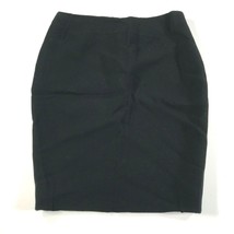 Chado Ralph Rucci Pencil Skirt Womens 14 Black Wool Blend Lined Short - $79.19