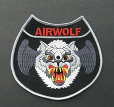 Air Force Airwolf Wolf Usaf Us Embroidered Patch 5 Inches - £5.48 GBP