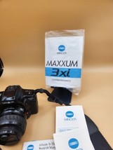 Untested Minolta MAXXUM 3xi 35mm Film Camera Lens For Parts instructions manual - $19.34