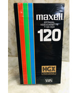Maxell High Grade T-120 Blank VHS Tape-ShipN24hours - £23.09 GBP