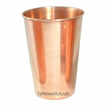 Copper Water Glass Beautiful Drinking Tumblers Ayurvedic Health Benefits 400ML - £10.57 GBP