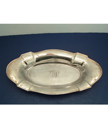 Vintage silver plated bread serving tray made by Wallace Brothers silver... - $368.65 MXN