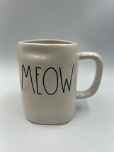 RAE DUNN White MEOW Coffee/Tea Mug Artisan Collection by Magenta 239 dishwasher - £10.84 GBP