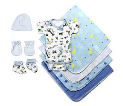 Bambini Newborn (0-6 Months) Boy Newborn Baby Boys 8 Pc Layette Baby Shower Gift - £19.83 GBP