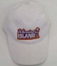 Wheeling island racetrack casino hat baseball cap white with embroidered... - $19.75
