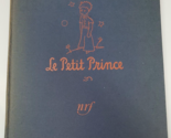 Le Petit Prince Antoine De Saint Exupery 1945 HC Gallimard 1st French Ed... - $346.50