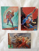 X-Men 1994 Fleer Ultra Super Heroes Bishop &amp; Maverick &amp; Bonus Battle Card - £2.57 GBP