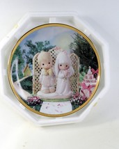 Precious Moments Wedding Plate The Lord Bless You And Keep You Hamilton 1995 - $13.30