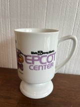 Vintage 1982 Epcot Center Walt Disney World Figment Pedestal Mug Cup Japan - £31.64 GBP